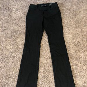 Limited work flare black pants, size 6 long